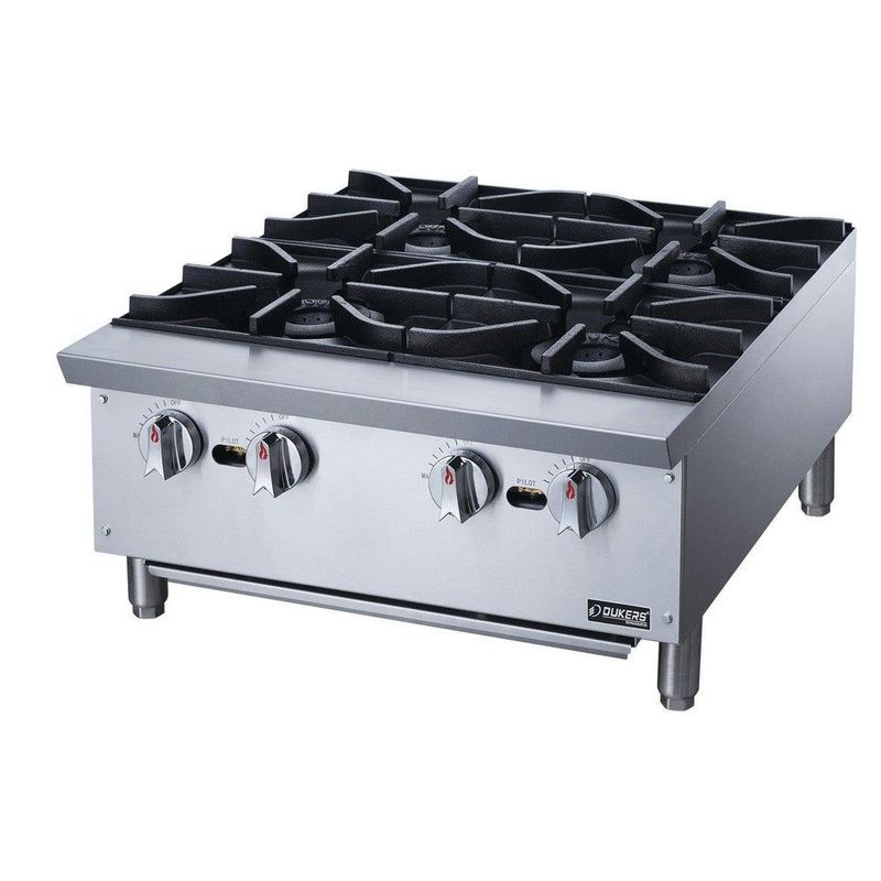DCHPB24 — Dukers 4-Burner Commercial Countertop Hot Plate
