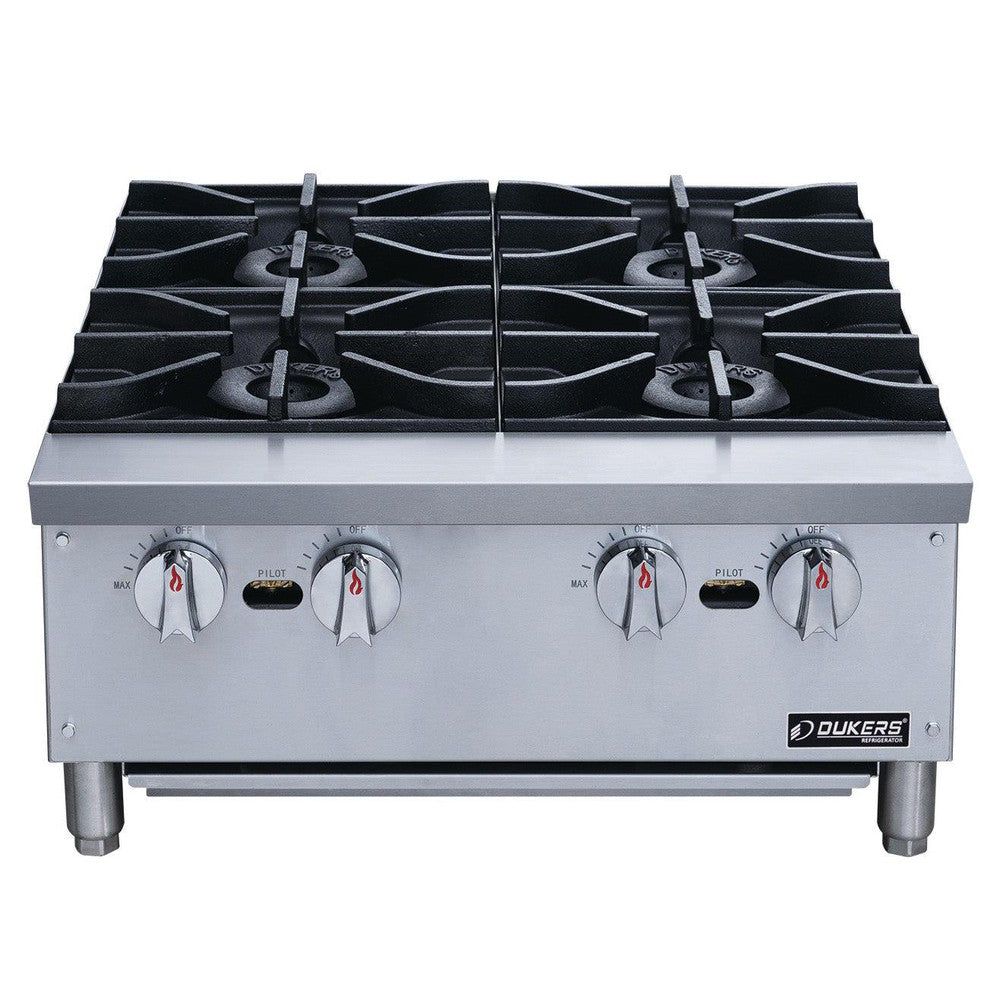 DCHPB24 — Dukers 4-Burner Commercial Countertop Hot Plate