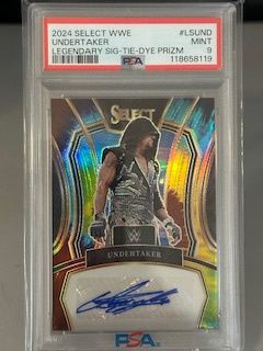 2024 Select Undertaker Tie-dye /25 Auto PSA 9