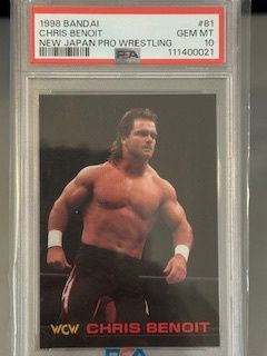 1998 Bandai Chris Benoit New Japan PSA 10