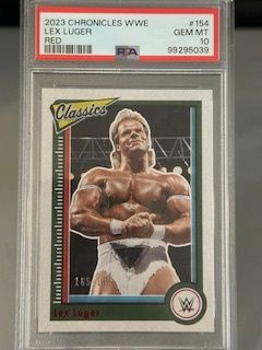 2023 Chronicles Lex Luger red /199 PSA 10