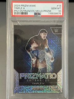 2024 Prizm Triple H Mojo PSA 10