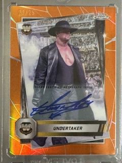2025 Topps Chrome Undertaker Auto /25