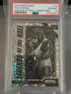 2023 Prizm Hulk Hogan Legends of the Hall PSA 10