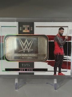 2022 Jey Uso Immaculate Silver Bar /35