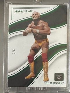 2023 Immaculate Hulk Hogan /5 Emerald