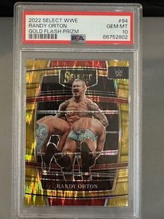 2022 Select Randy Orton Gold /10 PSA 10