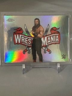 2025 Topps Chrome Roman Reigns Wrestlemania