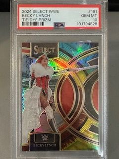 2024 Select Becky Lynch Tie-dye /25 PSA 10