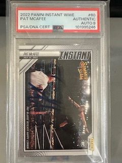 2022 Panini Pat McAfee RC Auto PSA 9