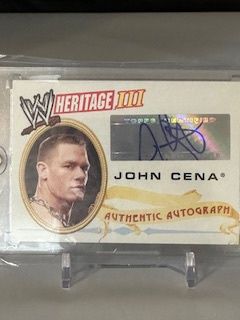2007 Topps Heritage John Cena Auto