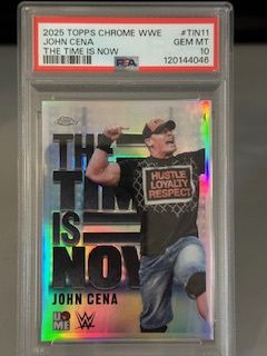 2025 Topps Chrome John Cena TTIN PSA 10