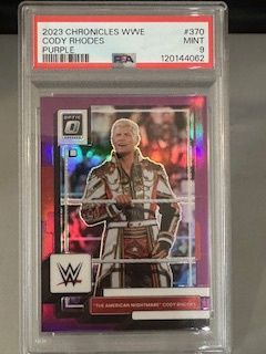 2023 Chronicles Cody Rhodes Purple /49 PSA 9