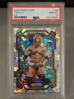 2024 Prizm Triple H Cracked Ice PSA 10