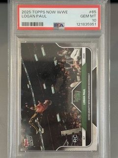 2025 Topps Now Logan Paul PSA 10