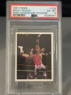 1997 Panini Rocky Maivia #122 PSA 6
