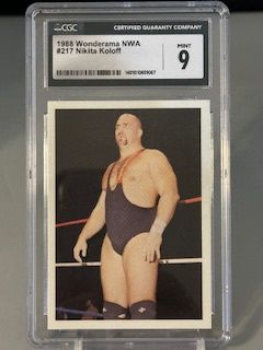 1988 Wonderama NWA Nikita Kolof CGC 9