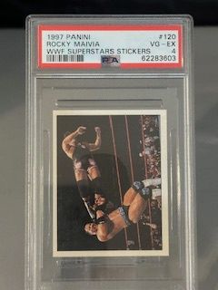 1997 Panini Rocky Maivia #120 PSA 4