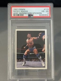 1997 Panini Rocky Maivia #113 PSA 4