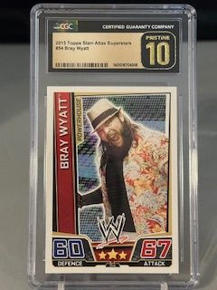 2013 Topps Slam Attax Bray Wyatt CGC Pristine 10