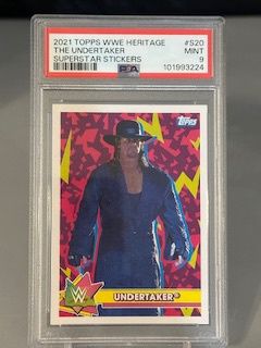 2021 Topps Heritage The Undertaker PSA 9