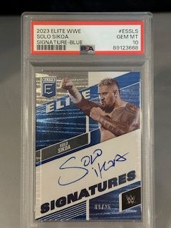 2023 Elite Solo Sikoa Auto /25  PSA 10