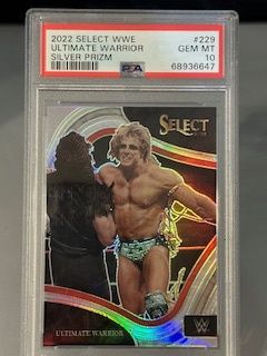 2022 Select Ultimate Warrior Silver Ringside PSA 10