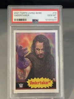 2021 Topps Living Undertaker PSA 10