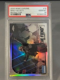 2020 Topps Chrome Bray Wyatt Refractor PSA 10