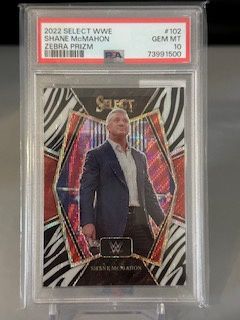 2022 Select Shane McMahon Zebra PSA 10