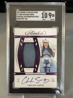 2024 Flawless Chelsea Green Mem Auto /8 SGC 9