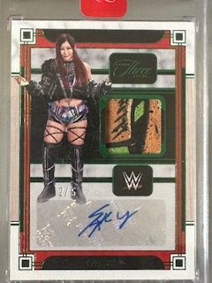 2024 Three Count Iyo Sky Patch Auto /5 Emerald
