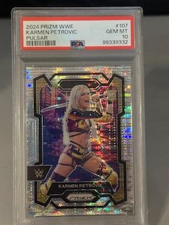 2024 Prizm Karmen Petrovic Pulsar /499 PSA 10