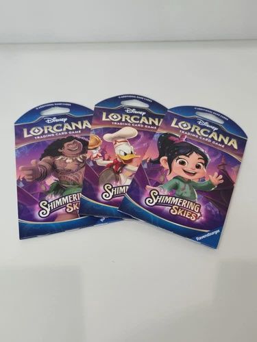 Disney Lorcana Shimmering Skies Sleeved Booster Pack