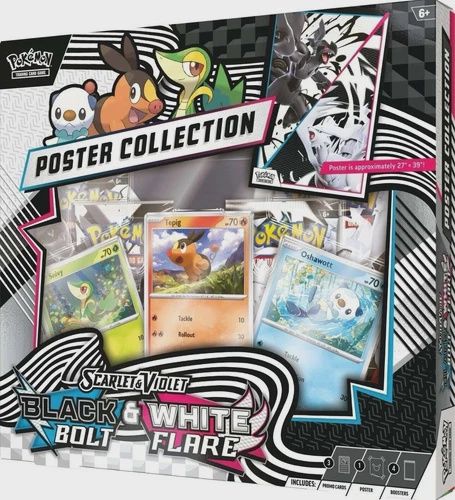 Pokemon Black Bolt White Flare Poster Collection