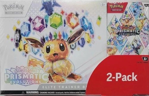 Pokémon Prismatic Evolutions 2 Pack Bundle