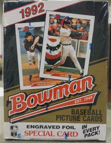 1992 BOWMAN MLB HOBBY BOX