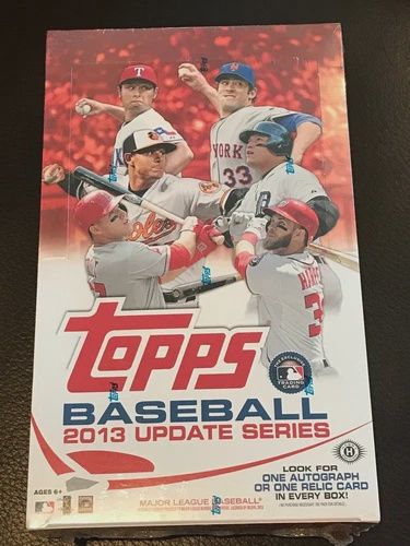 2013 UPDATE MLB HOBBY BOX