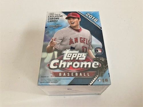 2018 TOPPS CHROME MLB BLASTER BOX