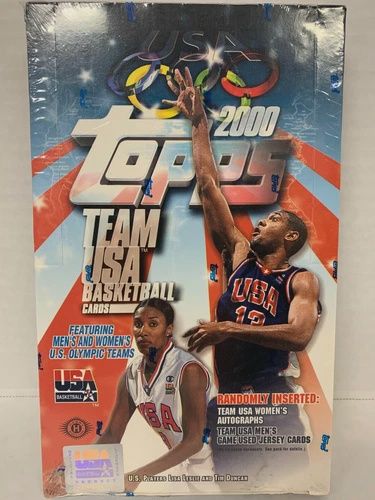2000 TOPPS TEAM USA BASKETBALL BOX