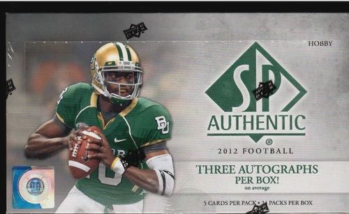 2012 SP AUTHENTIC NFL HOBBY BOX