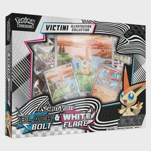 Pokemon Unova Victini Illustration Collection Box (Black Bolt / White Flare)