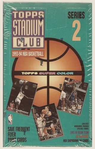 1993 NBA Topps Stadium Club Series 2