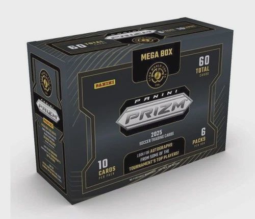 2025 Panini Prizm Soccer Club World Cup Mega
