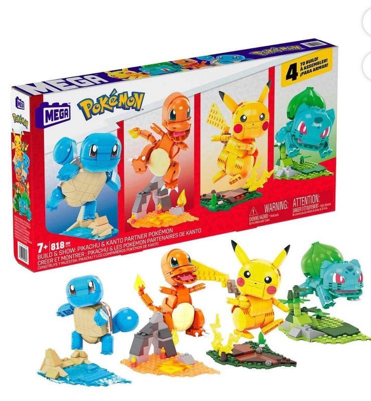 Pokemon Mega Constructs  4 pack