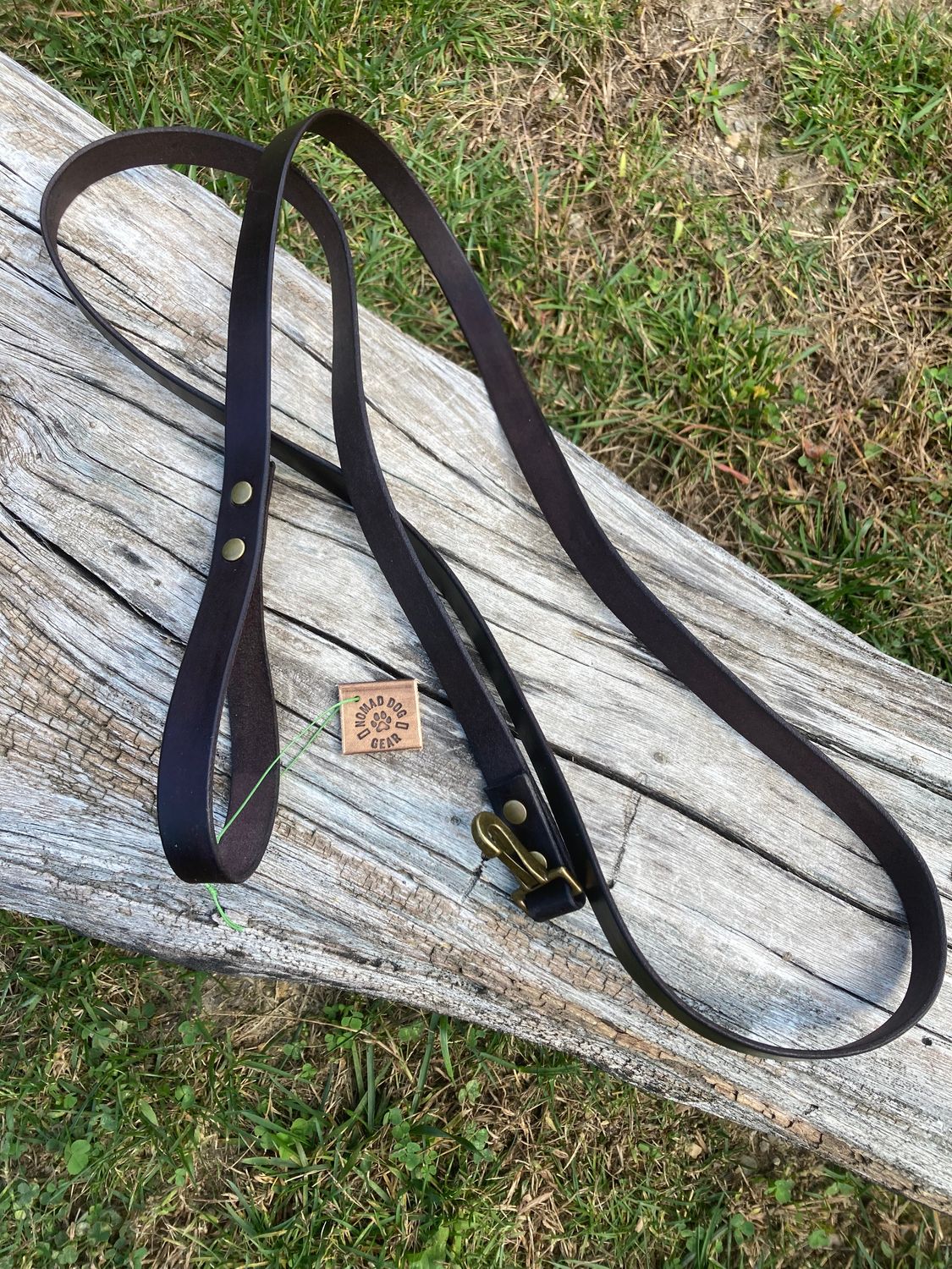 6-foot Classic Leash in Plum, 3/4 inch width