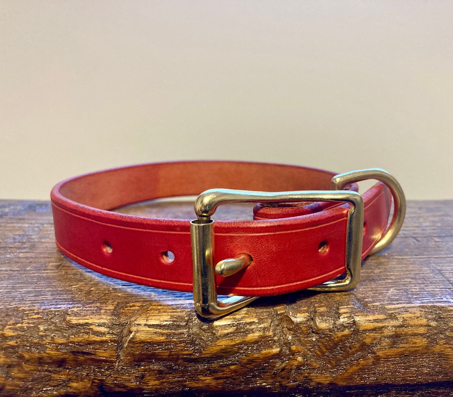 Classic Collar in Cayenne, 1" width