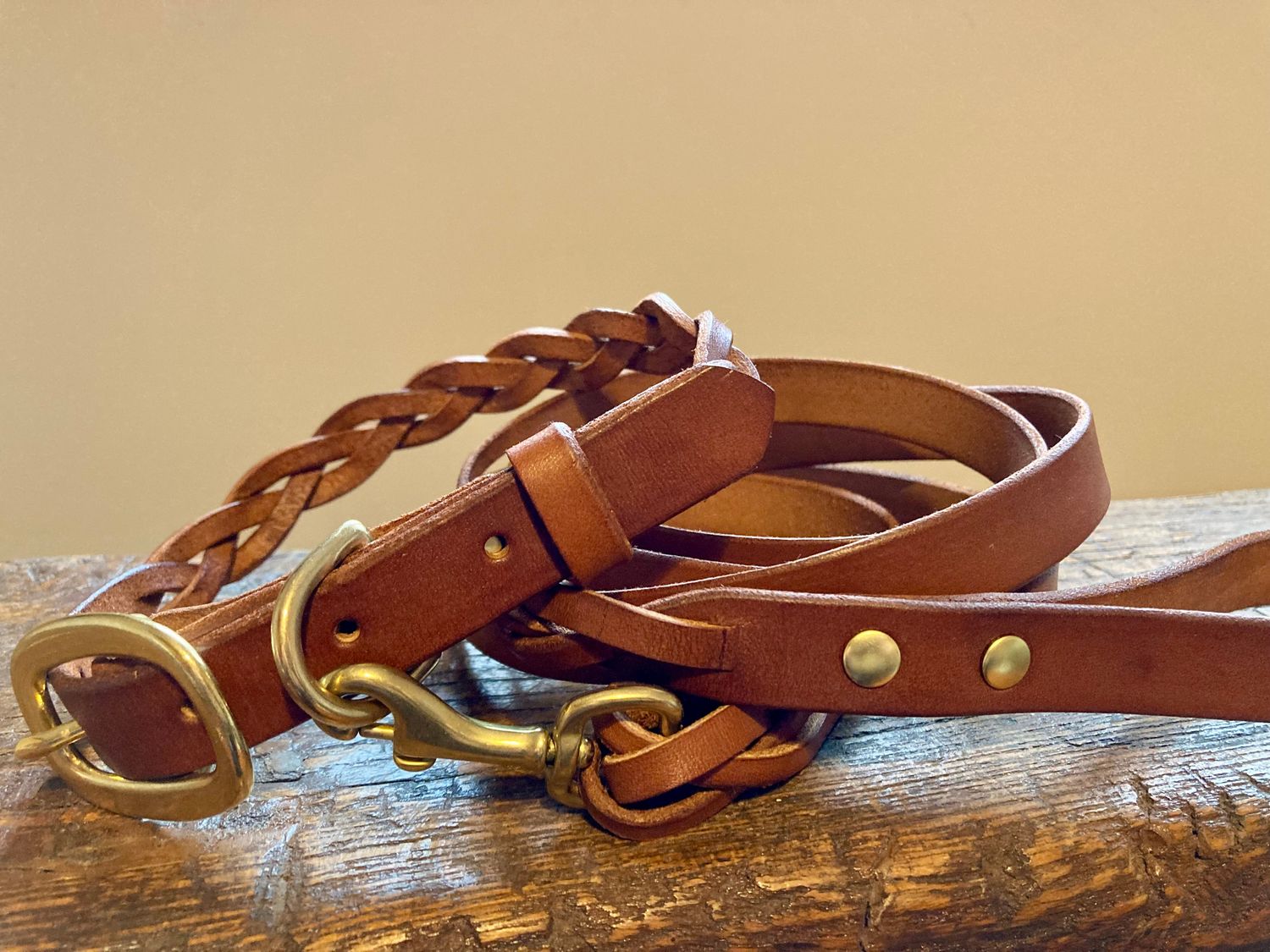 Braided Walk Set, Burnt Sienna (.75" width)