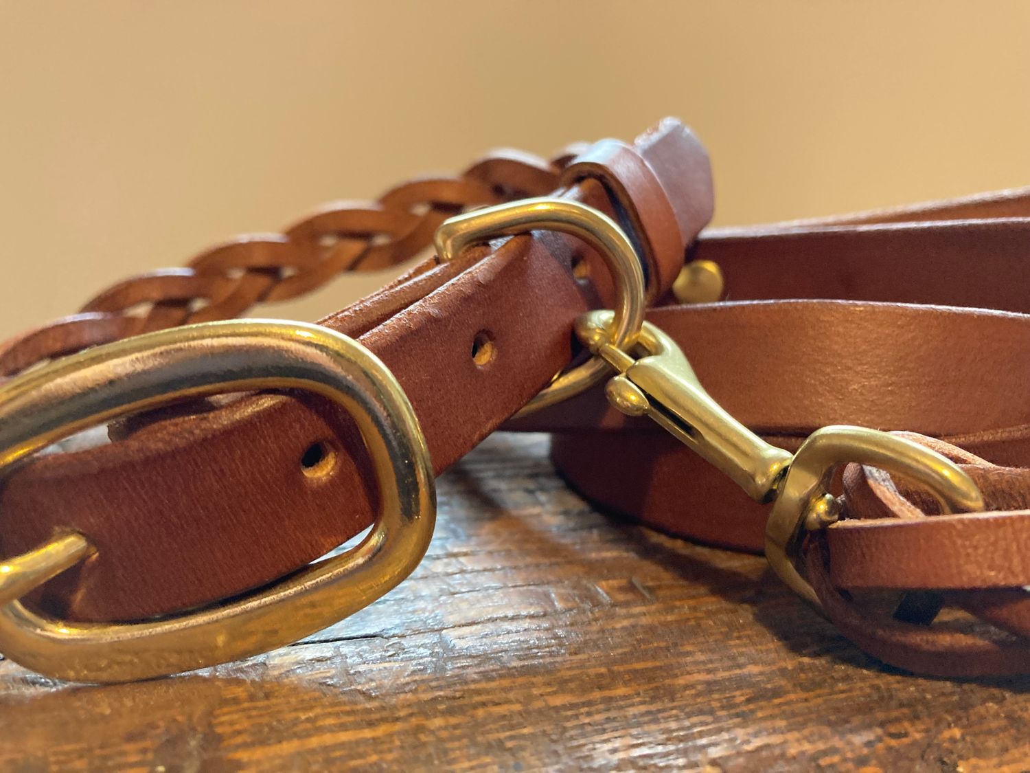 Braided Walk Set, Burnt Sienna (.75" width)