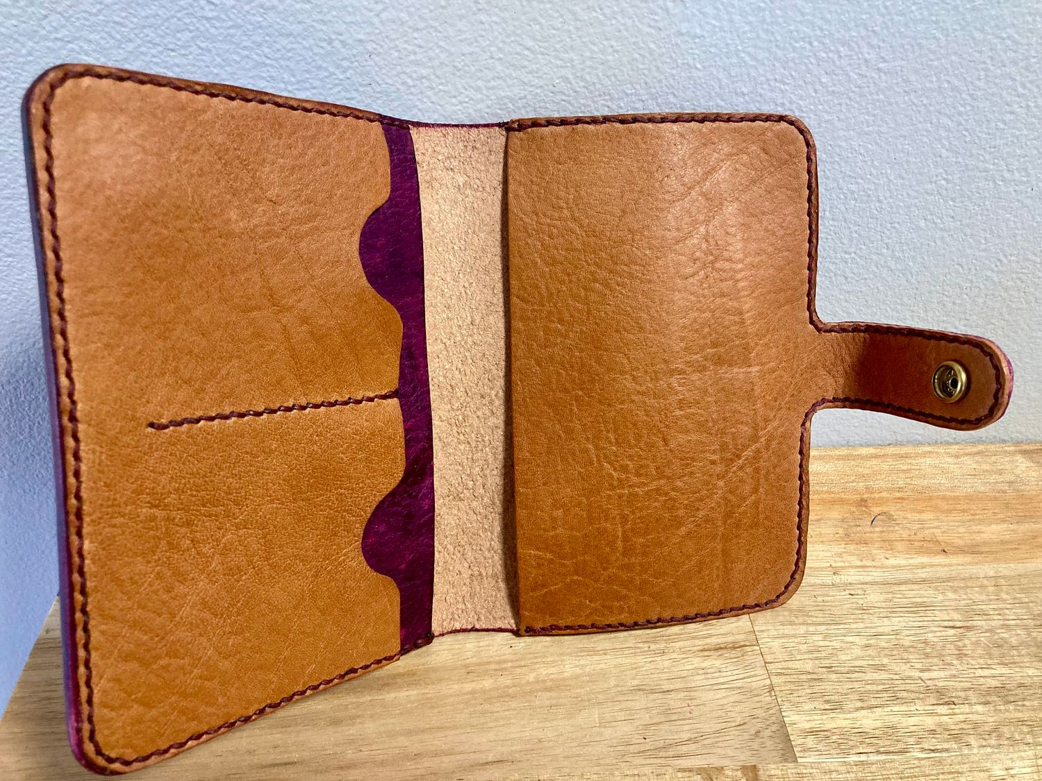 Combo Passport/Card Holder with Vachetta Interior